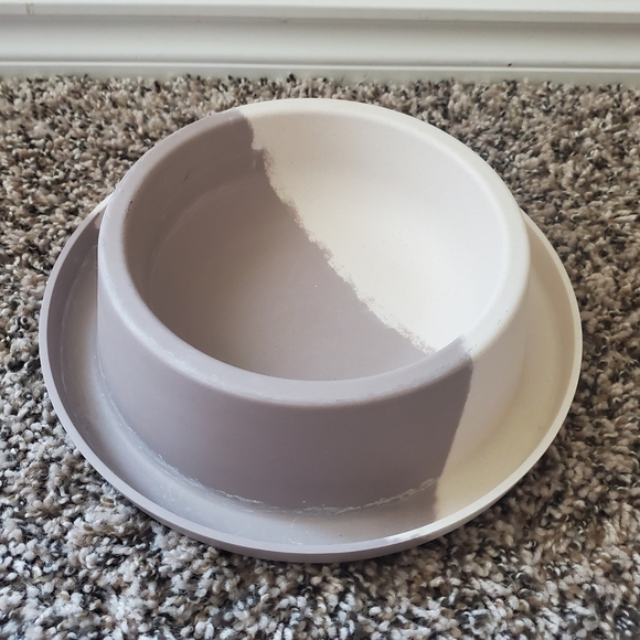 🐾 Cuddle Love Splash-Proof Bamboo Pet Bowl - Picture 2 of 4